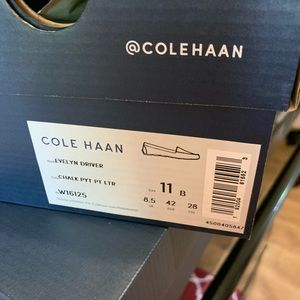 NEW Cole Haan snake print loafers